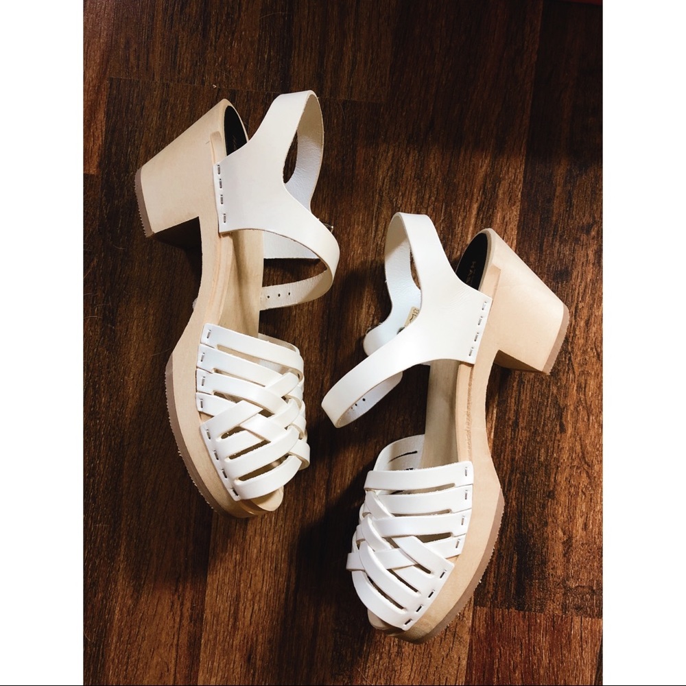 NIB Swedish Hasbeens Braided Sandal